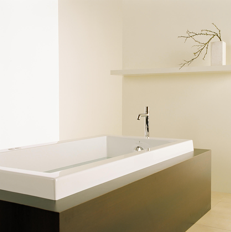 Bainultra Origami® 6032 alcove drop-in air jet bathtub for your modern bathroom