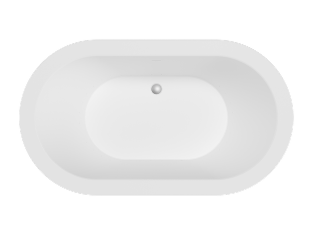 Bainultra Origami® Oval 7040 two persons large air jet bathtub for your modern bathroom